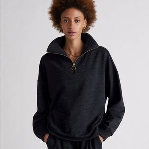 Varley Miller Sweat Jacket. XS. Dark Blue/ black. Tags on. Never worn.